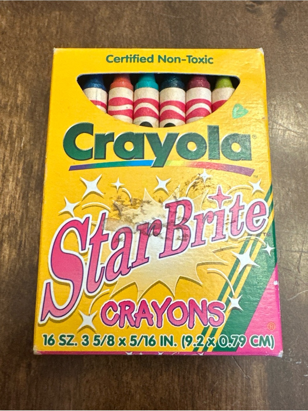Vintage Crayola Star Brite Starbrite Crayons 16 Pack